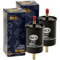Kraftstofffilter Kraftstoff Filter Benzin SCT ST 393 Set...