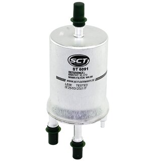 Kraftstofffilter Kraftstoff Filter Benzin SCT ST 6091 Set 2 Stck