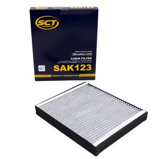 Cabin filter SCT SAK123 + cleaner air conditioning PETEC