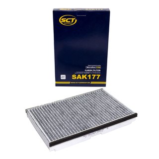 Cabin filter SCT SAK177 + cleaner air conditioning PETEC