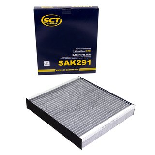 Cabin filter SCT SAK291 + cleaner air conditioning PETEC
