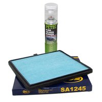 Cabin filter SCT SA1245 + cleaner air conditioning PETEC