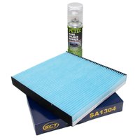 Cabin filter SCT SA1304 + cleaner air conditioning PETEC