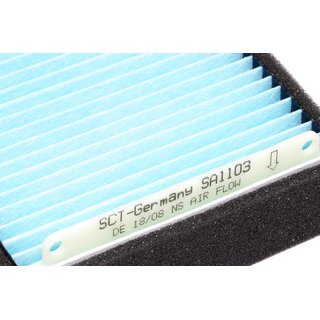 Cabinfilter pollen filter filter SCT SA1103