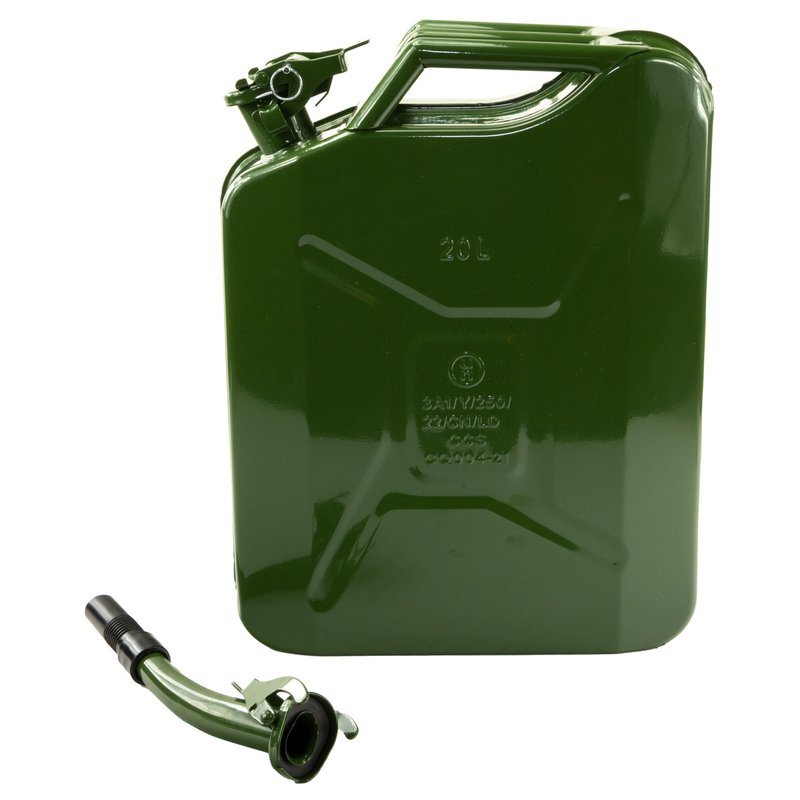 Gasoline Canister Metal 20 liters Fuelcanister buy online in the , 32,95 €