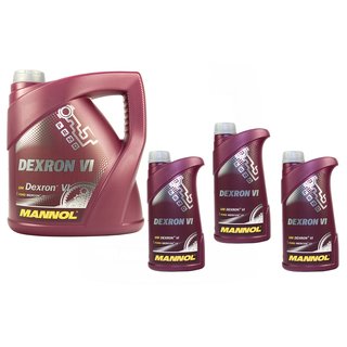 Gearoil Gear oil MANNOL Dexron VI automatic 4 liters + 3 X 1 liter
