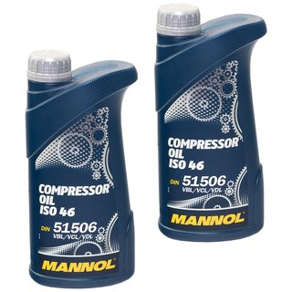 Kompressorl Kompressor l MANNOL ISO 46 2 X 1 Liter