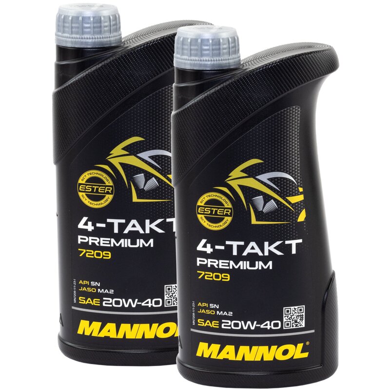 MANNOL Motoröl 4-Takt Premium 20W40 API SN 2 X 1 Liter online kau, 10,45