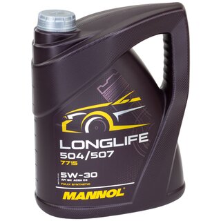 Motorl Motor l MANNOL 5W30 Longlife API SN 5 Liter