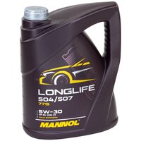 Motoröl Motor Öl MANNOL 5W30 Longlife API SN 5 Liter