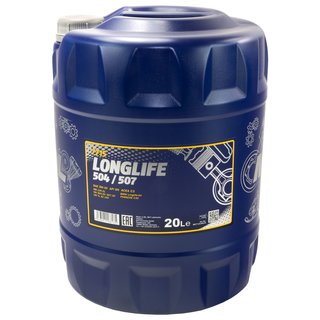 Motoröl Motor Öl MANNOL 5W30 Longlife API SN 20 Liter