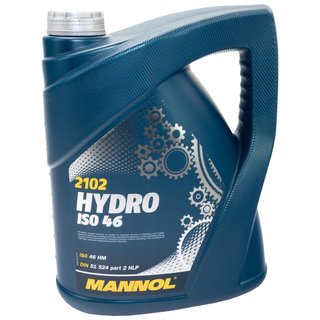 Hydraulicoil Hydraulic oil MANNOL Hydro ISO 46 5 liters