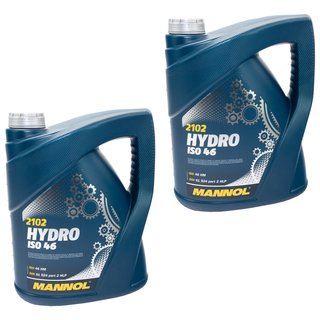 Hydraulicoil Hydraulic oil MANNOL Hydro ISO 46 2 X 5 liters