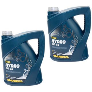 Hydraulikl Hydraulik l MANNOL Hydro ISO 46 2 X 5 Liter
