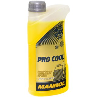 Radiatorantifreeze coolant readymixture MANNOL Pro Cool 1 liters