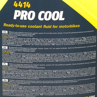 Radiatorantifreeze coolant readymixture MANNOL Pro Cool 5 liters