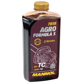 Engineoil Engine Oil MANNOL Agro Formular S Garden Technology API TC 1 liter