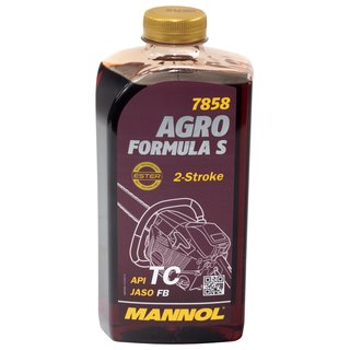 Motorl Motor l MANNOL Agro Formular S Gartentechnik API TC 1 Liter