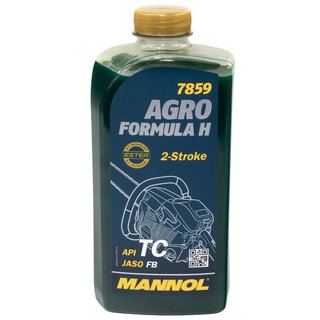 Motorl Motor l MANNOL Agro HSQ Gartentechnik API TC 1 Liter