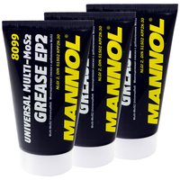 Grease EP-2 Multi.MoS2 Universalgrease 8099 MANNOL 3 X 100 g