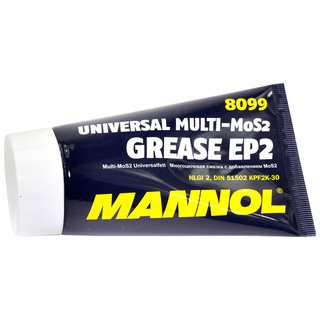 Schmierfett EP-2 Multi.MoS2 Universalfett 8099 MANNOL 4 X 100 g
