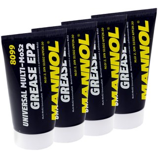 Grease EP-2 Multi.MoS2 Universalgrease 8099 MANNOL 4 X 100 g