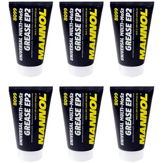 Grease EP-2 Multi.MoS2 Universalgrease 8099 MANNOL 6 X 100 g