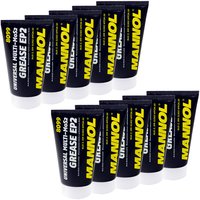 Grease EP-2 Multi.MoS2 Universalgrease 8099 MANNOL 10 X...