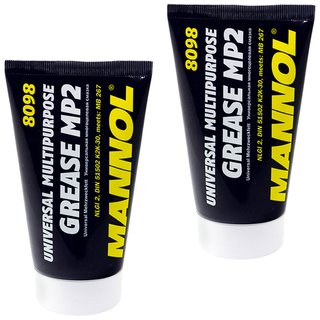 Multipurposegrease Grease Lithium MP-2 8098 Grease MANNOL 2 X 100 g