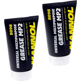 Multipurposegrease Grease Lithium MP-2 8098 Grease MANNOL 2 X 100 g