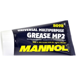Multipurposegrease Grease Lithium MP-2 8098 Grease MANNOL 4 X 100 g