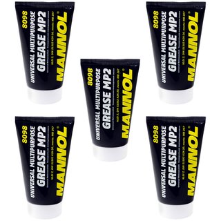 Multipurposegrease Grease Lithium MP-2 8098 Grease MANNOL 5 X 100 g