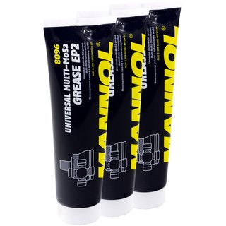 Grease EP-2 Multi.MoS2 Universalgrease 8096 MANNOL 3 X 230 g