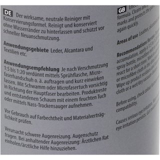 Textile, leather & Alcantaracleaner Pol Star Koch Chemie 2 X 1 liter