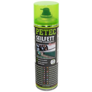 PETEC Ropegrease Rope grease spray 500 ml buy online by MVH Shop, 7,95 €