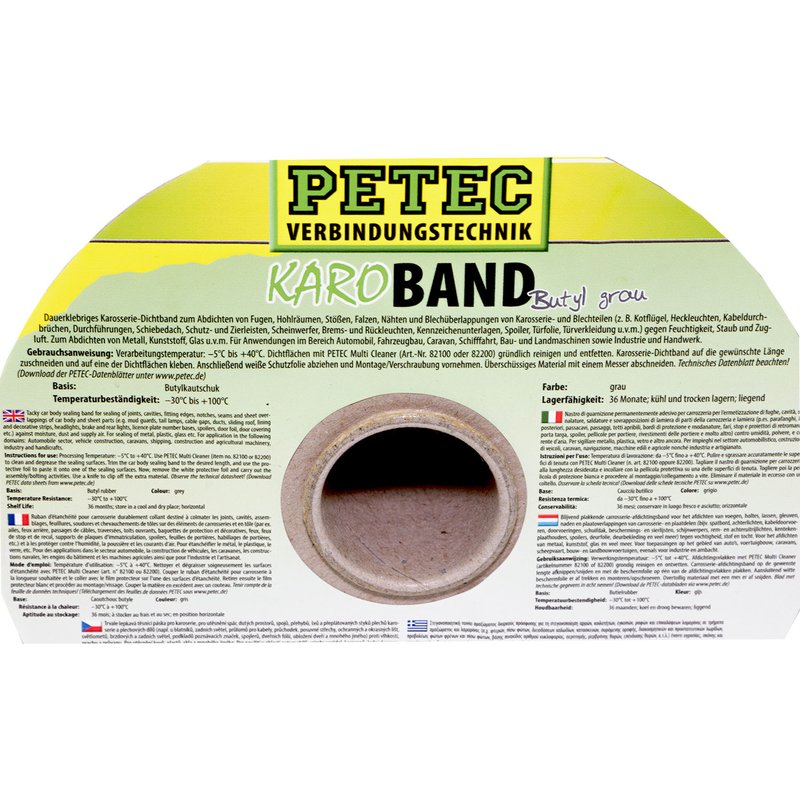 PETEC Karosserie Dichtschnur Karo- Band grau online im MVH Shop k, 17,99 €