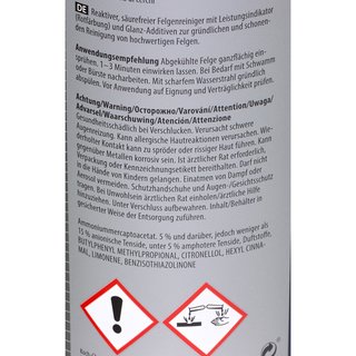 Rimcleaner Gel Reactive Wheel Cleaner Koch Chemie 750 ml
