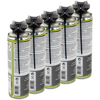 Haftschmierspray Haftschmier Spray transparent PETEC 5 X 500 ml