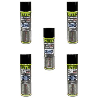 Underbodyprotection Spray Bitumen black PETEC 5 X 500 ml