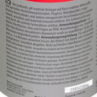 Rustremover Reactive Rust Remover Koch Chemie 2 X 500 ml