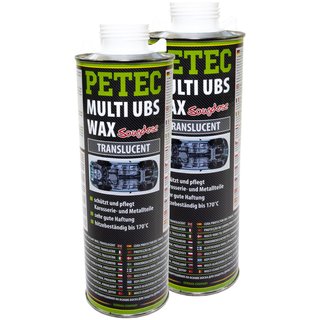 Unterbodenschutz Multi UBS Wax PETEC 2 X 1000 ml