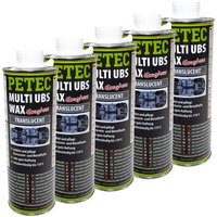 Underbodyprotection Multi UBS Wax PETEC 5 X 1000 ml