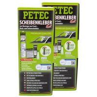 Scheibenkleber Set Scheiben Kleber Kartusche PETEC 2 X...