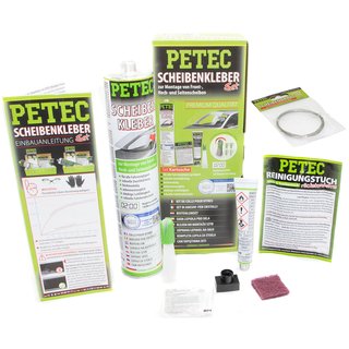 Disc Adhesive Set Cartridge PETEC 310 ml incl. disc wire