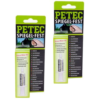 Spiegel Fest Spiegel Klebe Set PETEC 2 Stck