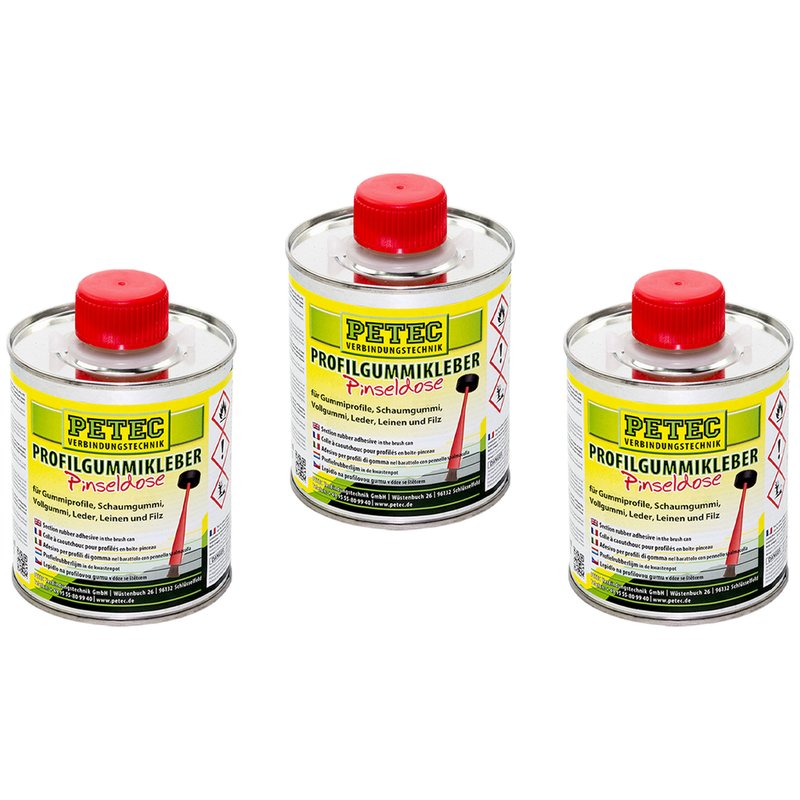 PETEC Profilgummikleber Pinseldose 3 X 350 ml online im MVH Shop