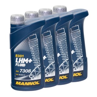 Hydraulicfluid servooil MANNOL LHM + Fluid 4 Liters