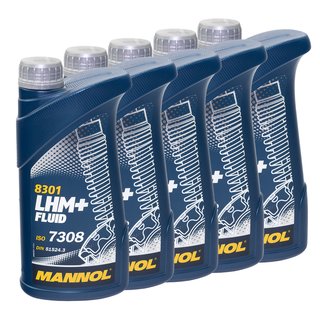Hydraulicfluid servooil MANNOL LHM + Fluid 5 Liters