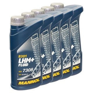 Hydraulikflssigkeit Servol MANNOL LHM+ Fluid 5 Liter