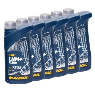 Hydraulicfluid servooil MANNOL LHM + Fluid 6 Liters